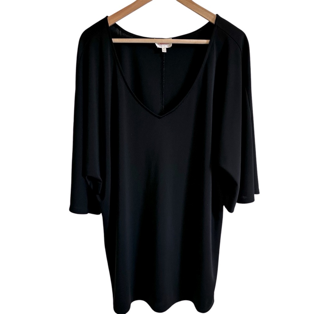 Deletta women’s blouse xl tunic black
